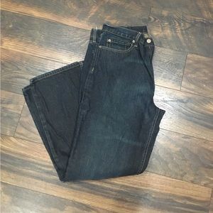 Banana Republic Relaxed Fit Dark Blue Jeans